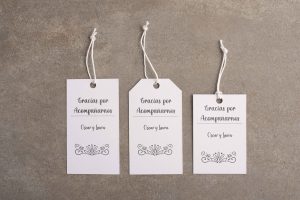 etiqueta de boda
