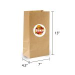 Bolsas de papel 12 con sticker